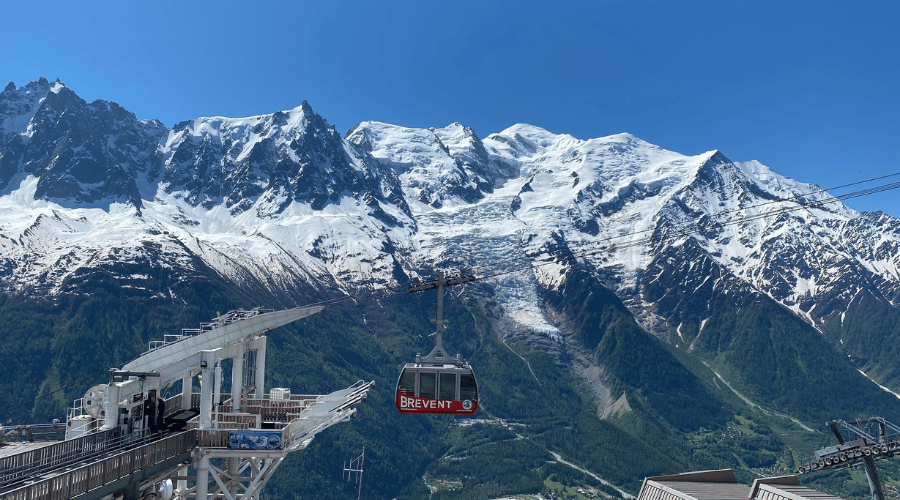 Départ du Brévent - été
