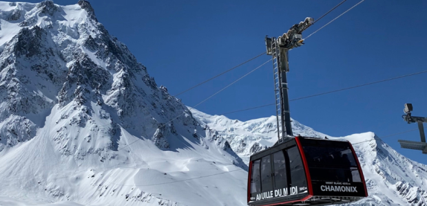Benne Aiguille du Midi - Hiver